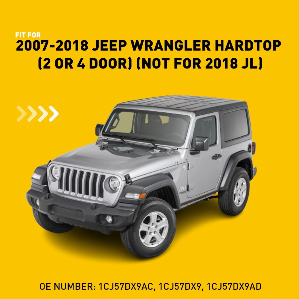 For 2007-2018 Jeep Wrangler 2X JK Hardtop Top Hard Panel Mounting Screw Knob
