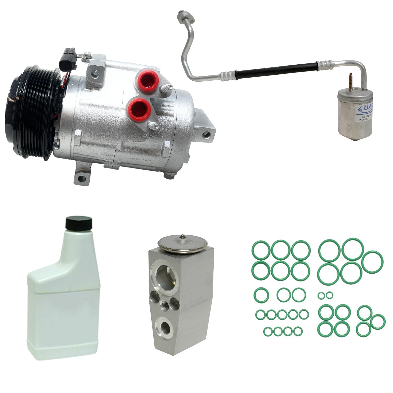 AC Compressor Kit Fits Ford Flex Taurus Lincoln MKS MKT 2011-2012 OEM FS20