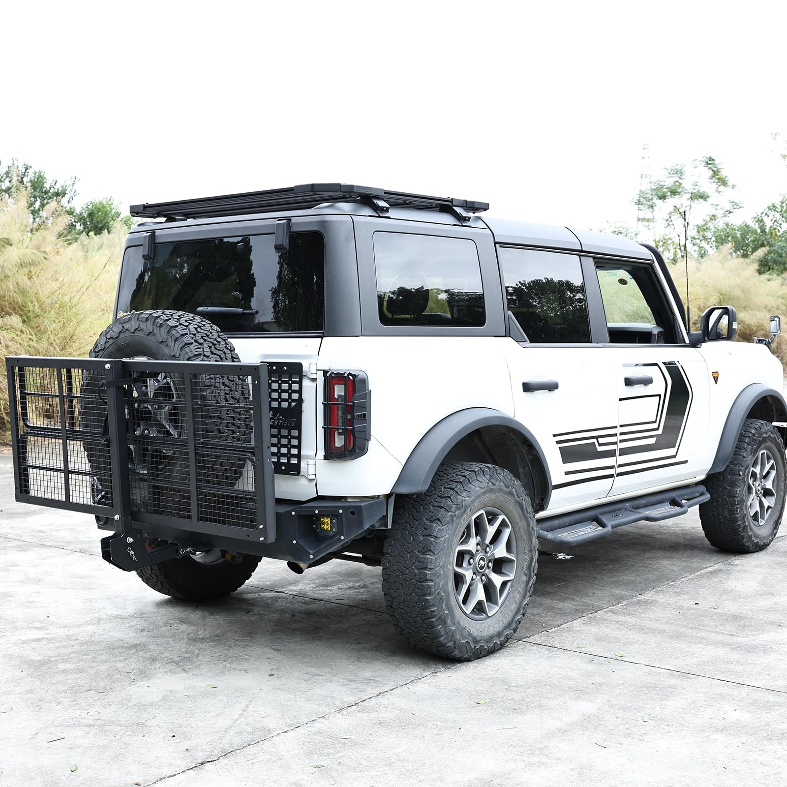 750 lb Cargo Carrier Hitch Mount Cargo Basket Foldable Luggage Rack 2″ Receiver