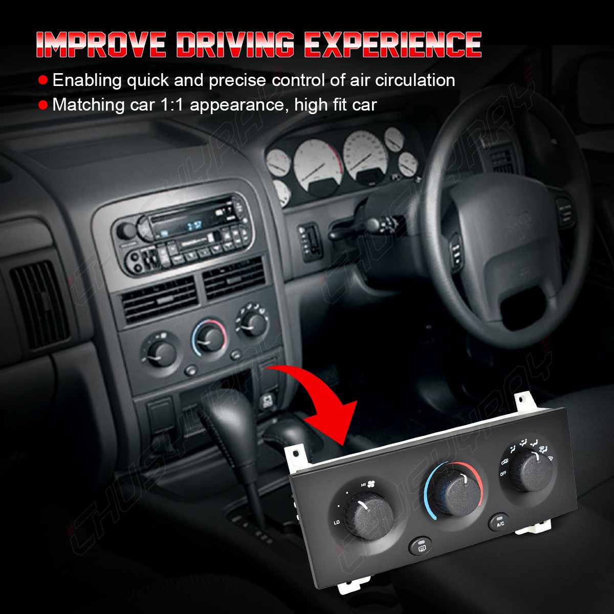 599-226 Front Climate Control Module Fit Jeep Grand Cherokee 2002 2003 2004