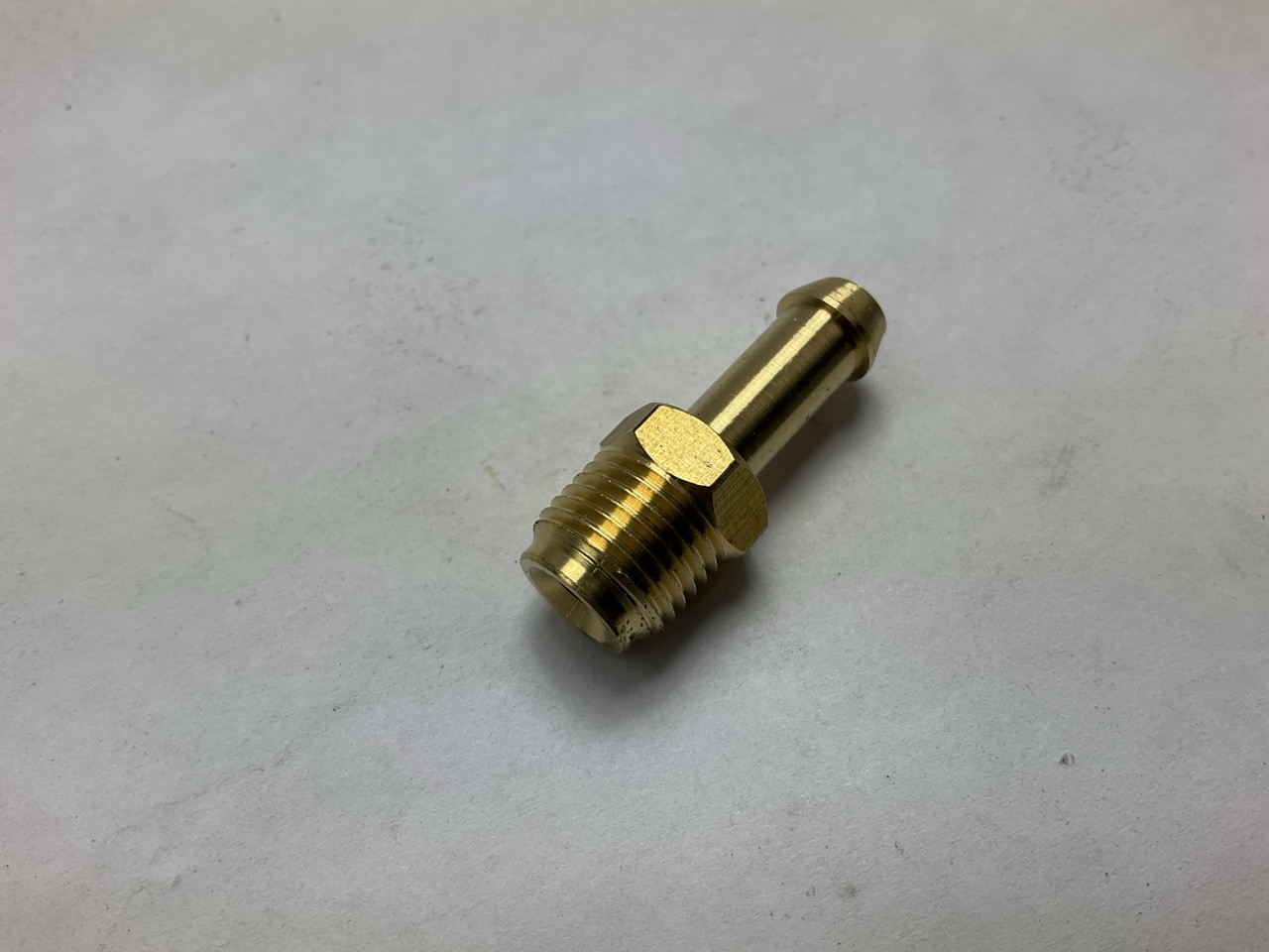 Dorman 785-400 Brass 1/4″ Hose Barb (ID) To 1/4″ Flare Male Tube Fitting