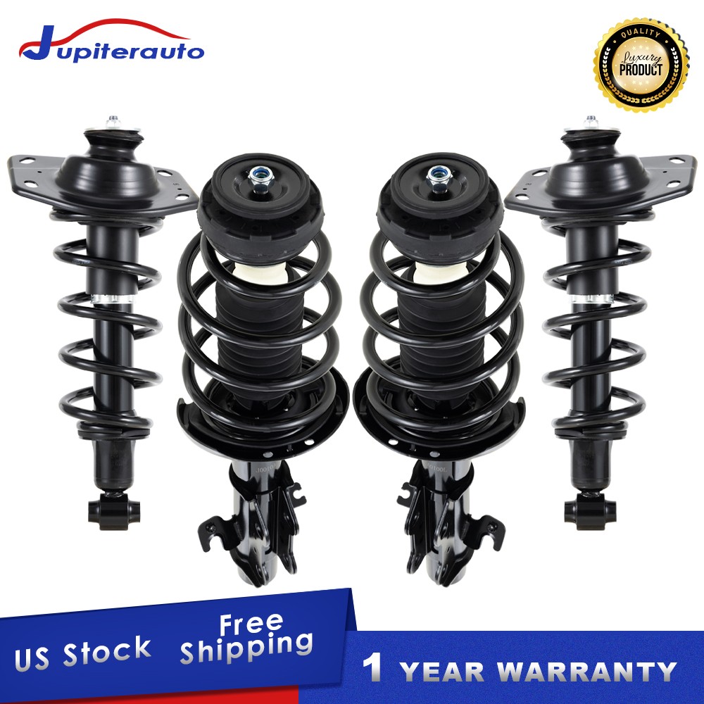 Set(4) Front & Rear Shocks Struts w/ Coil Spring For 2010-2015 Chevy Camaro RWD