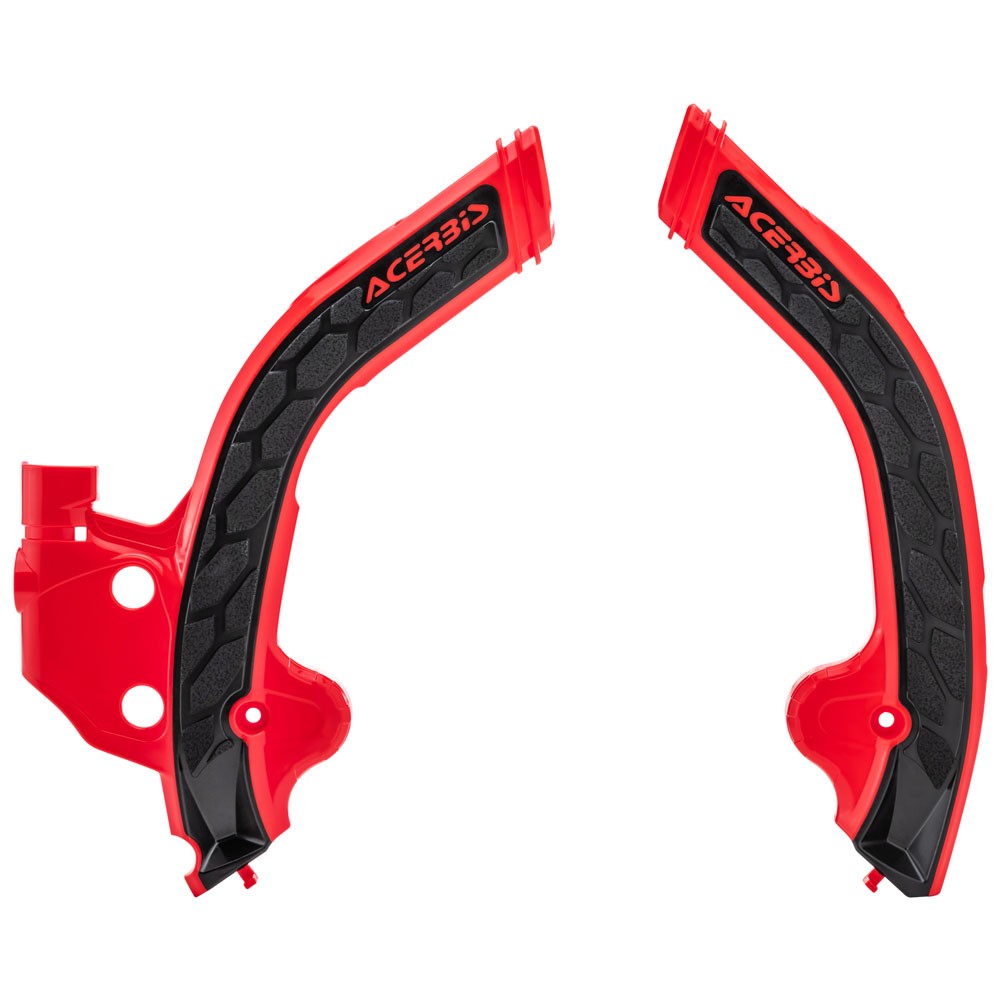 Acerbis X-Grip Frame Guards Red/Black For Beta 300 RR 2020-2024